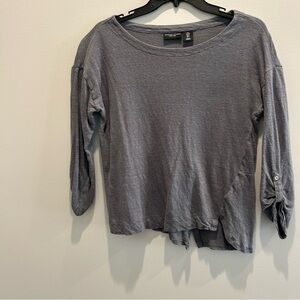Adrienne Vittadini Grey Women’s Top Size Small